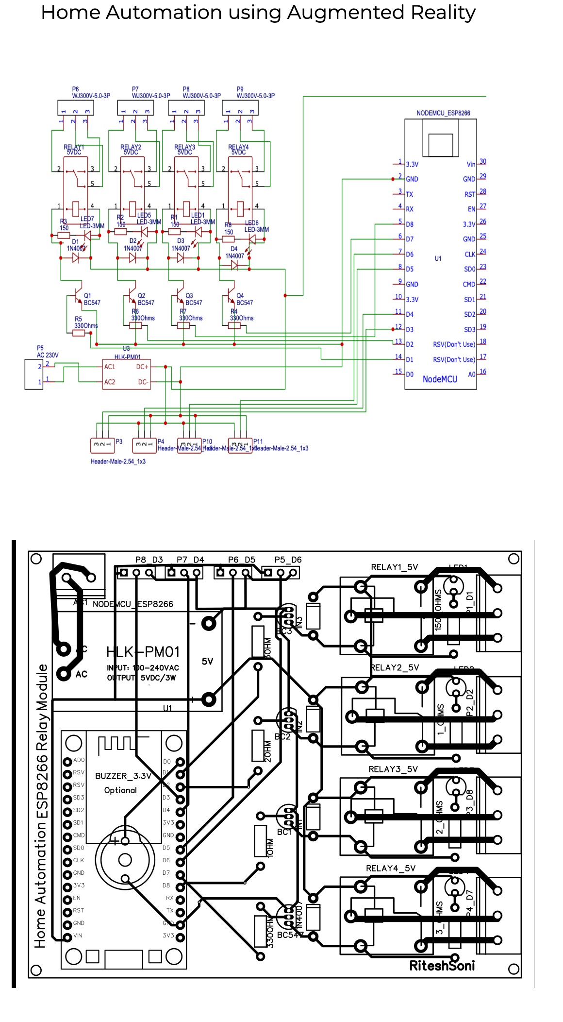Home automation Circuit Diagram